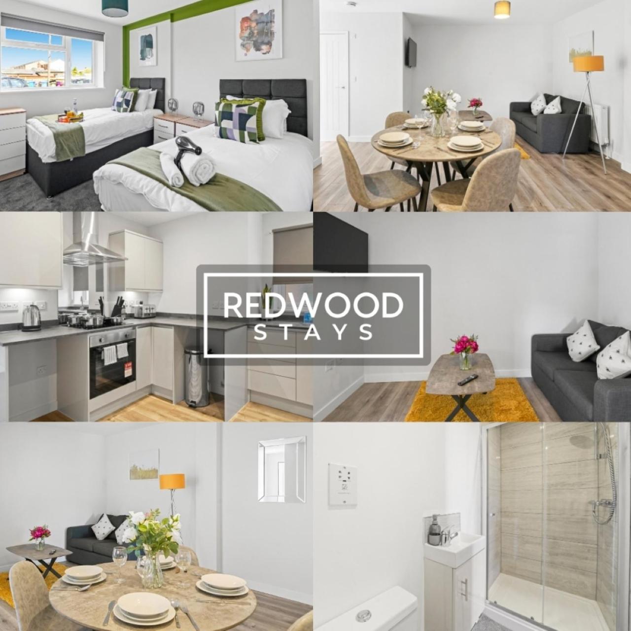 Quality 1 Bed 1 Bath Apartments For Contractors By Redwood Stays Farnborough  Eksteriør billede